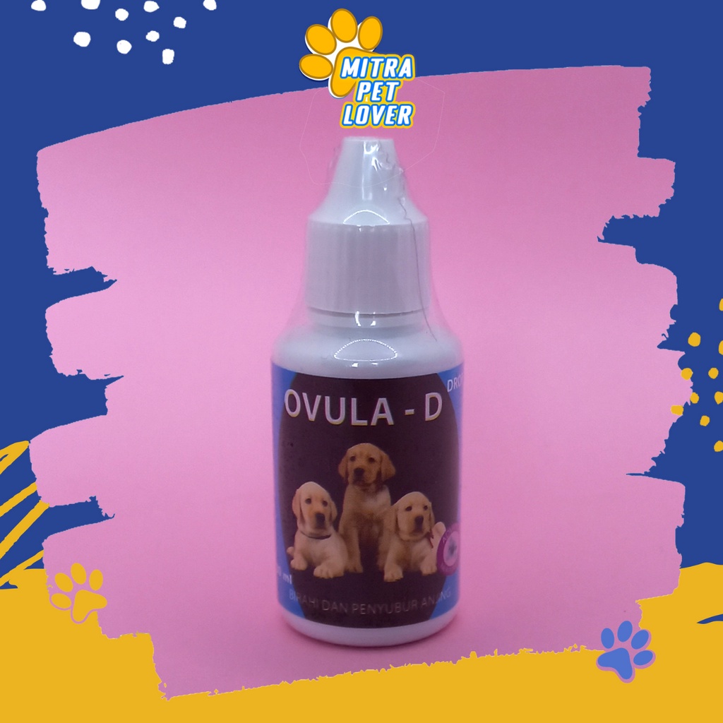 OBAT BIRAHI DAN PENYUBURAN ANJING - OVULA D DROP DOG 30 ML ORIGINAL - PENYUBUR KANDUNGAN BETINA MENINGKATKAN STAMINA PEJANTAN DOG DOGY PET ANIMAL HEALTHCARE AND VETERINARY TAMASINDO OBAT KESEHATAN DAN VITAMIN TERNAK HEWAN BINATANG PELIHARAAN MITRAPETLOVER