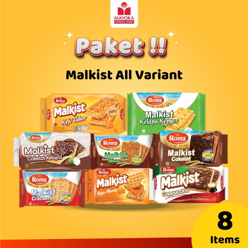 

Roma Malkist Crackers all variant