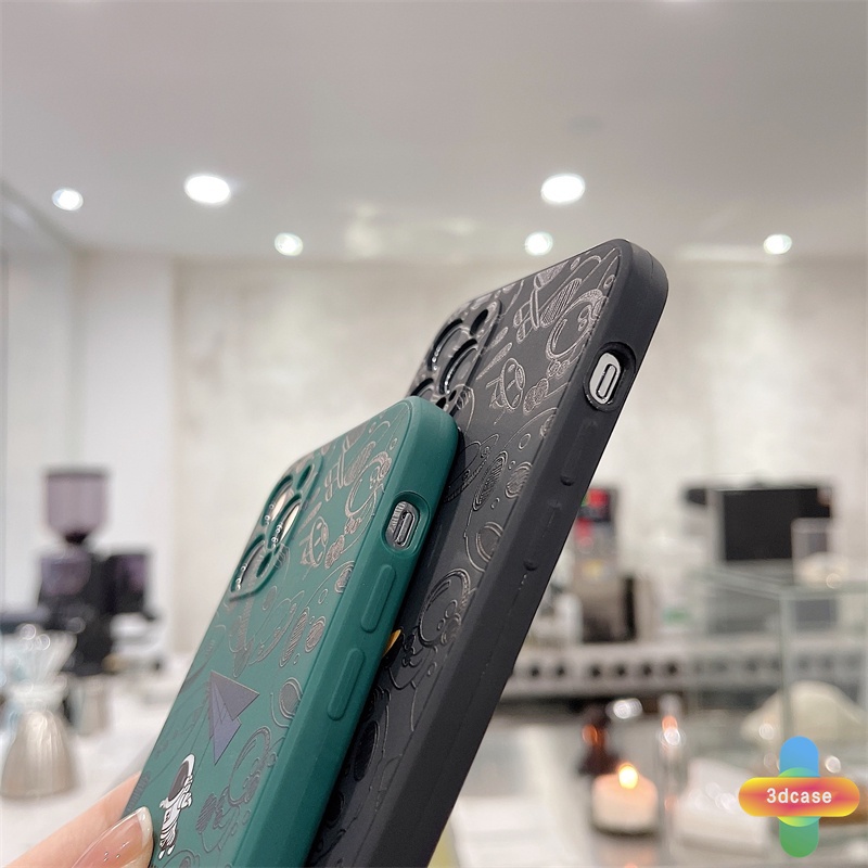 Soft Case Samsung A52 A32 A12 A51 A10S A50 A20S J2 J7 Prime A02S A03 A20 A72 A50S A10 A30S A52S A30 M12 M10 M01S A54 A15 A16 A9 A5 Y12 Y20 A12 Grand Prime Plus Cute Nasa Astronaut Phone Case Cover