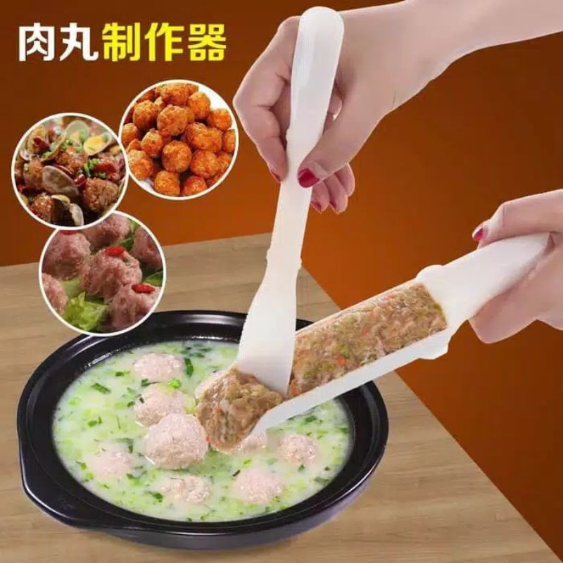 Pembuat bakso pentol meat ball maker + sendok