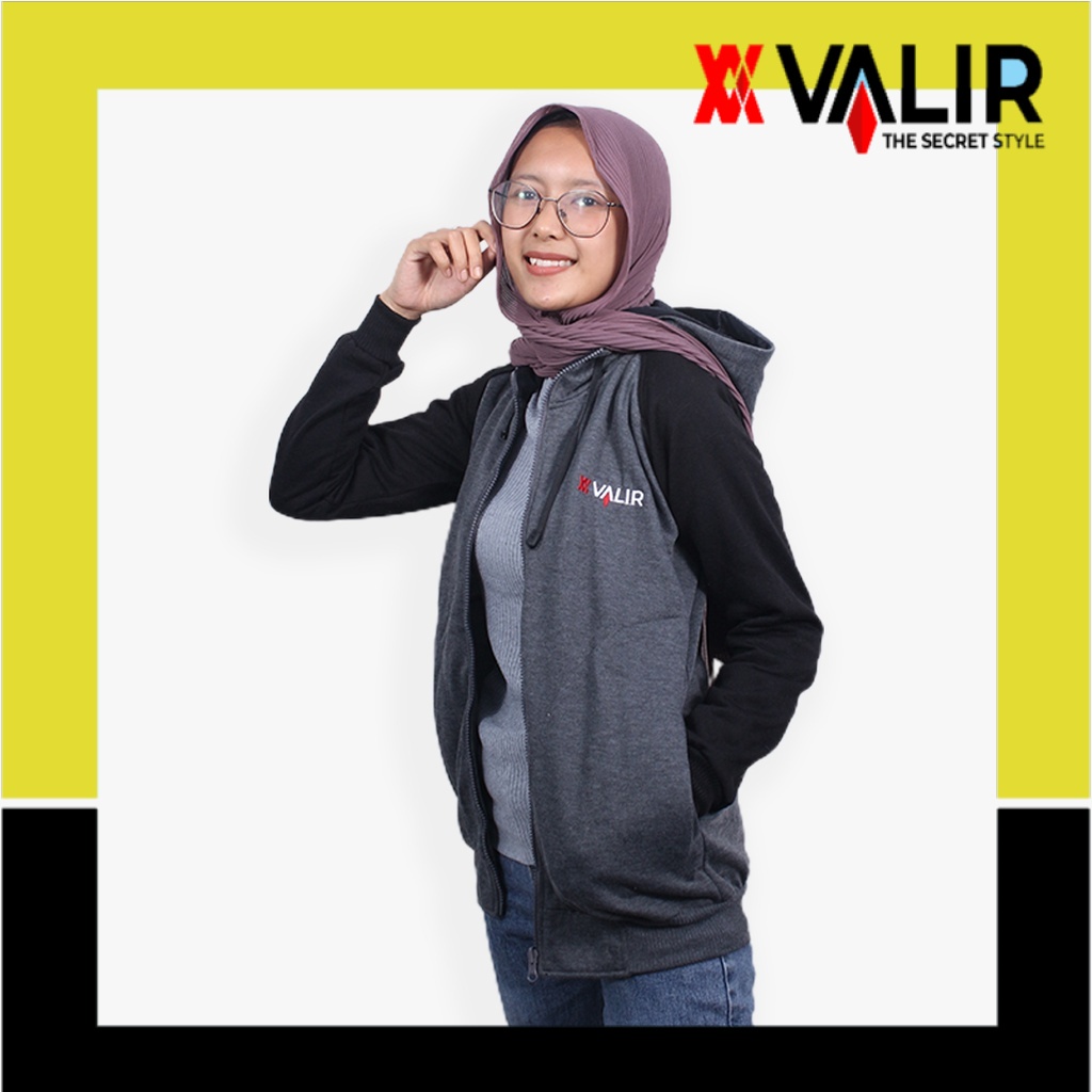 Jaket Hoodie Cewek buka Valir Brianna jaket hoodie