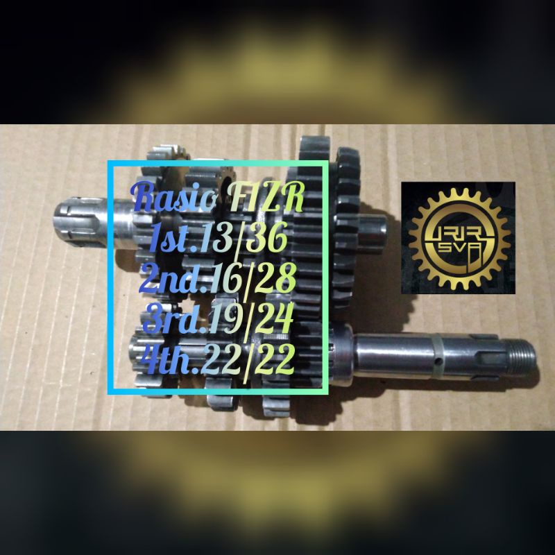 Gigi Rasio Racing F1ZR FIZR F1Z R FISR FORCE 1 F1 RACING Road Race Drag Touring ukuran gigi 1st.13/3