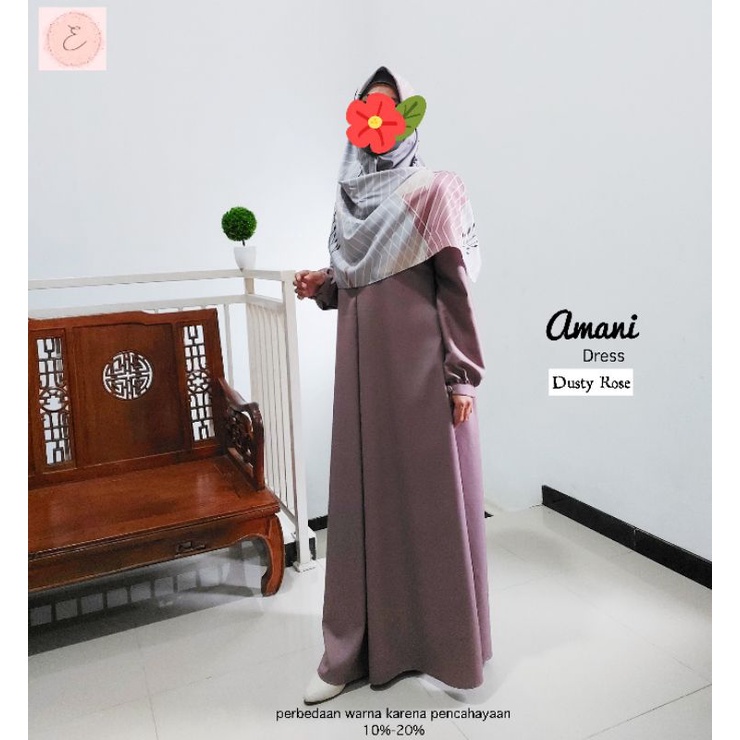 Gamis/ abaya/ dress Amani | bahan toyobo | busui friendly | 1 kg muat 3 baju | by Enyta