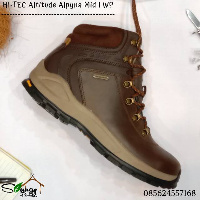 Sepatu Gunung / Sepatu Hiking Hi-tec Altitude Alpyna Mid I WP Original Best Seller