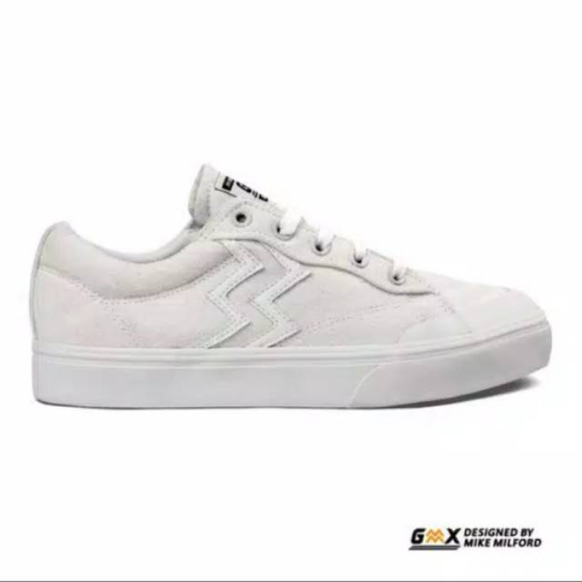Sepatu Geoff Max GMX x Mike Milford - Dalton Full White STZ