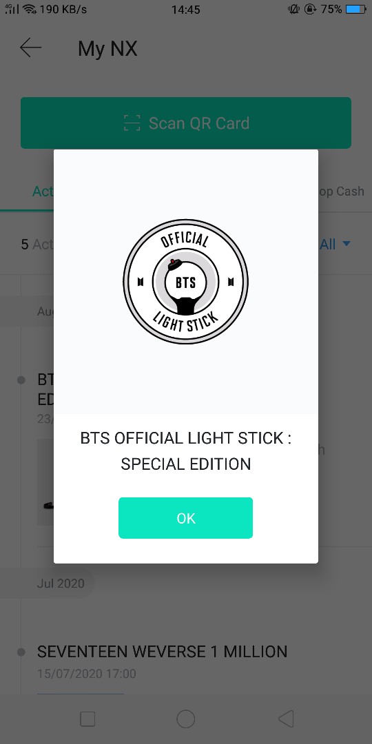 OFFICIAL LIGHTSTICK BTS ARMY BOMB SE MOTS | Shopee Indonesia