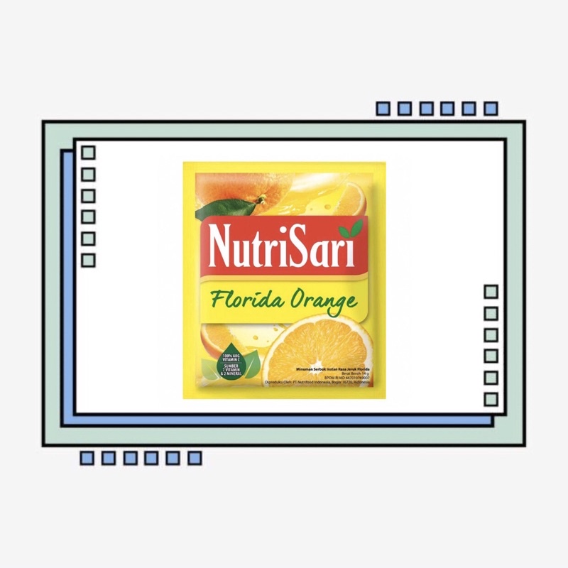 

[BACA DESKRIPSI] Nutrisari Sachet Florida Orange