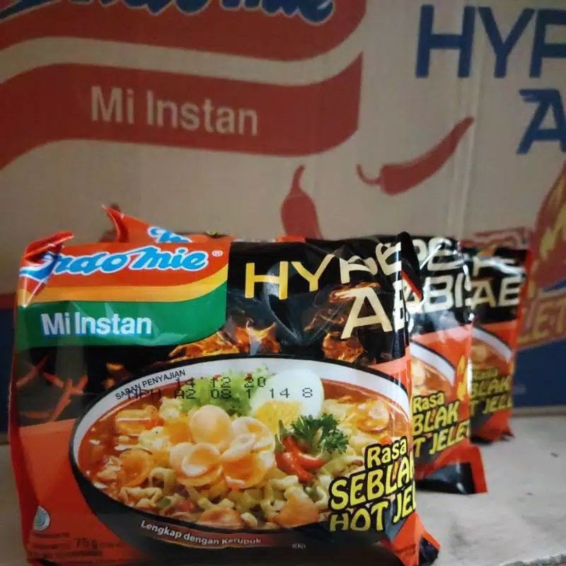 

Mie Indomie Mi Instan HypeAbis Ayam Geprek Mi Goreng Aceh & Goreng Rendang