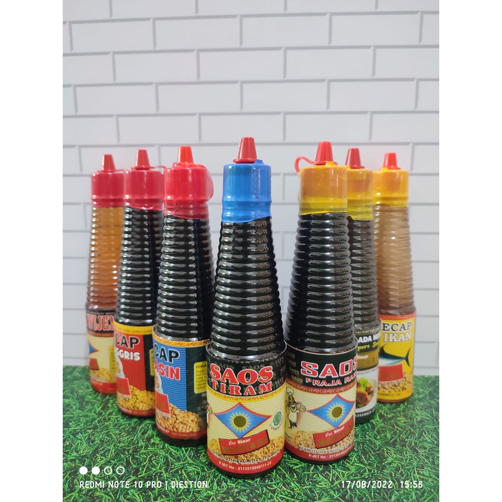 Paket Hemat 2 Isi 7 [Minyak Wijen, Kecap Inggris, Kecap Ikan, Kecap Asin, Kecap Lada Hitam, Saos Tiram, Saos Rajarasa]
