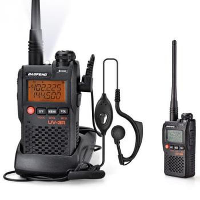Termurah HT Mini UV-3R Handy Talky Baofeng Dual Band uv3r uhf vhf BF-UV3R