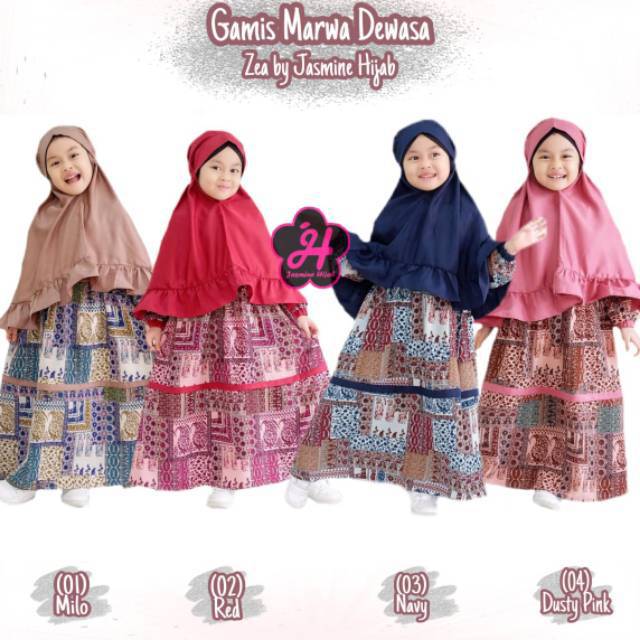 Hoscollection NEW GAMIS ANAK MARWA SERIES by JH