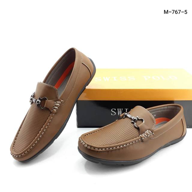 SEPATU LEATHER SWISS POLO