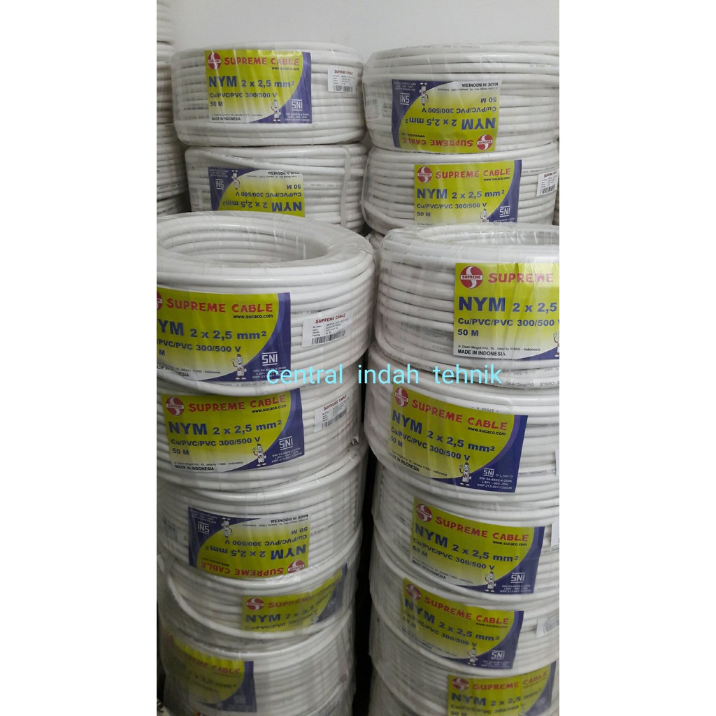 Promo PROMO KABEL SUPREME NYM 2 X 2.5 50 M 2X2.5 Limited