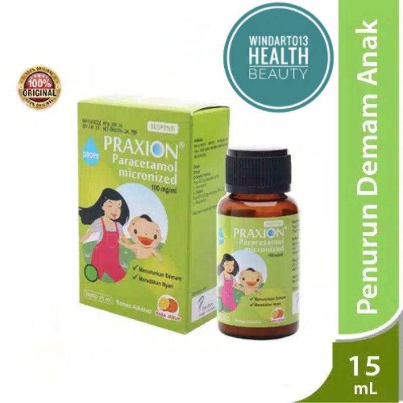 Praxion drop / Paracetamol drop / obat demam anak / obat demam bayi