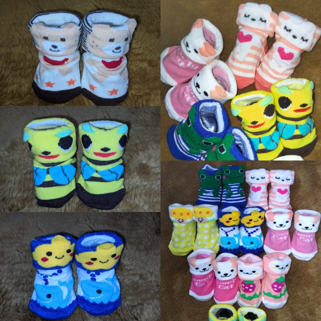 Kaos Kaki Bayi Boneka / Kaos Kaki Lucu / Kaos Kaki Bayi Murah / Kaos Kaki Anak / Kaos Kaki 3D Mika SNI