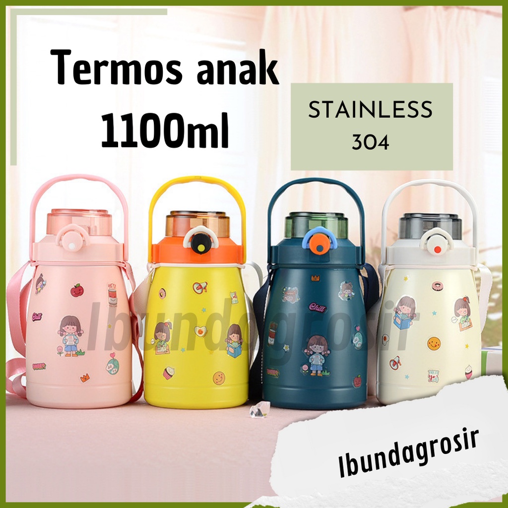 (FREE STICKER) Termos Anak Imut / Tumbler Anak / Botol Anak Imut