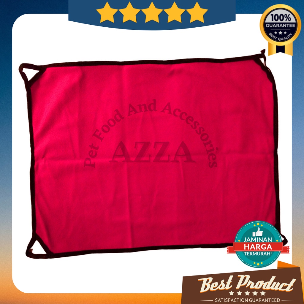 AYUNAN KANDANG KUCING HAMMOCK KUCING ANJING BAHAN FLANEL TEBAL-Pink Fanta