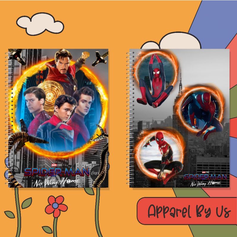 

Notebook A5 Spiderman No Way Home || Refillable Spiral