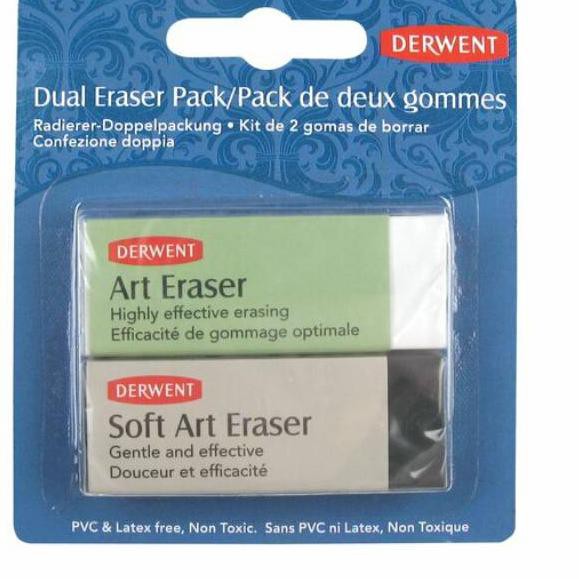 

' 0GD Derwent Dual Eraser Pack Ready stock_