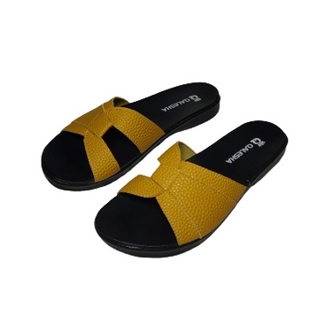 Insyira - Sandal Wanita Ranillda / Sandal Papirut Wanita Non Slip Alas Hitam / Sandal Wanita Slop Coak