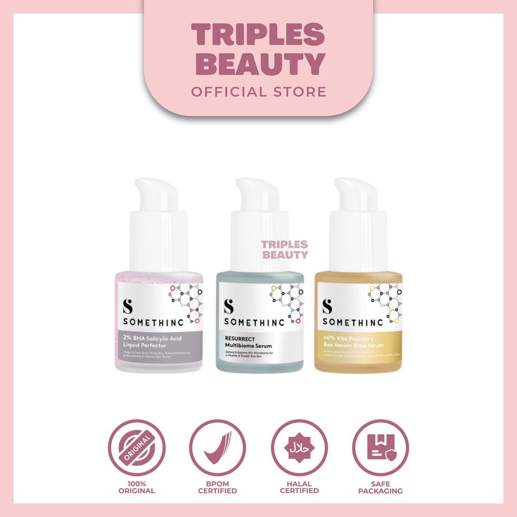 SOMETHINC - Skin Solver Series for ANTI-ACNE (Hylapore Away Solution / 2% BHA Salicylic Acid Liquid 