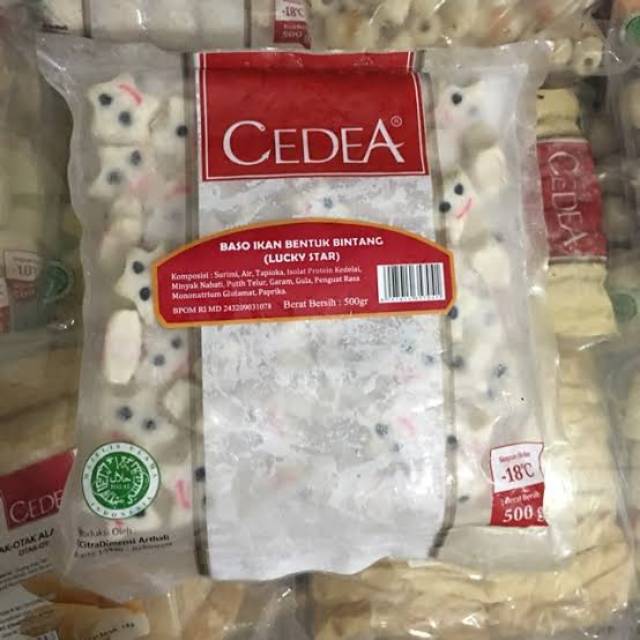 

CEDEA baso ikan bentuk bintang 500gr