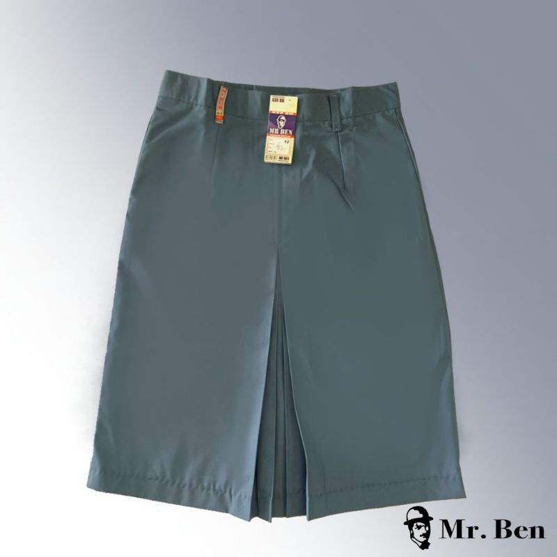 MR.BEN Seragam Sekolah Rok SMA Abu Fematek