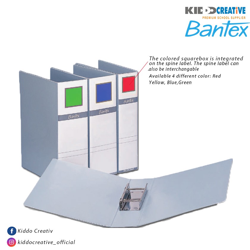 

BANTEX POST PIPE BINDER 2 RING 6 - 10 CM CAPACITY A4 / FOLIO