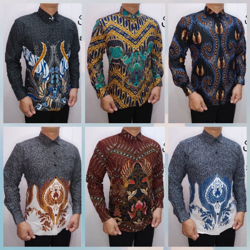 VIO ROLDAN Kemeja Batik Pria Slim Fit Modern Mewah Kualitas Premium