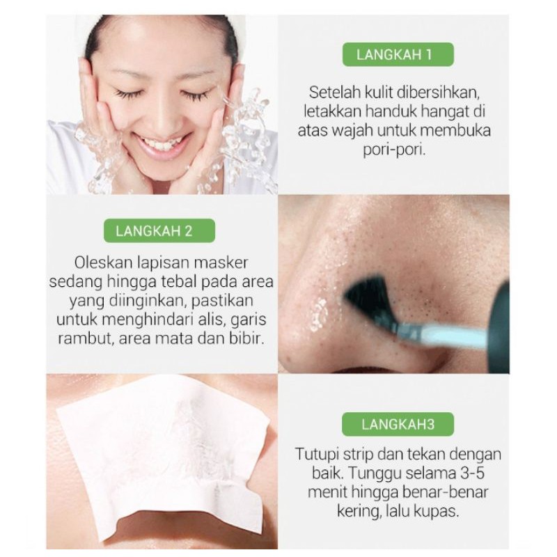 STEP 1 BREYLEE BLACKHEAD MASK PEEL OFF MASKER KOMEDO 17ML 100 LEMBAR 100% ORIGINAL