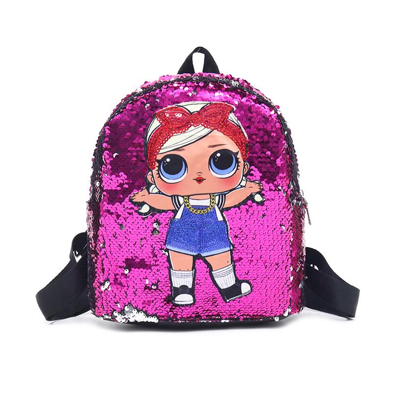 KPOP Backpack Tas  LOL  LED Lampu Mata Tas  Ransel Anak Tas  