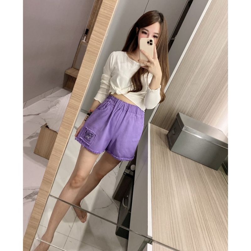 2198 tyna short ndudshop celana pendek denim warna