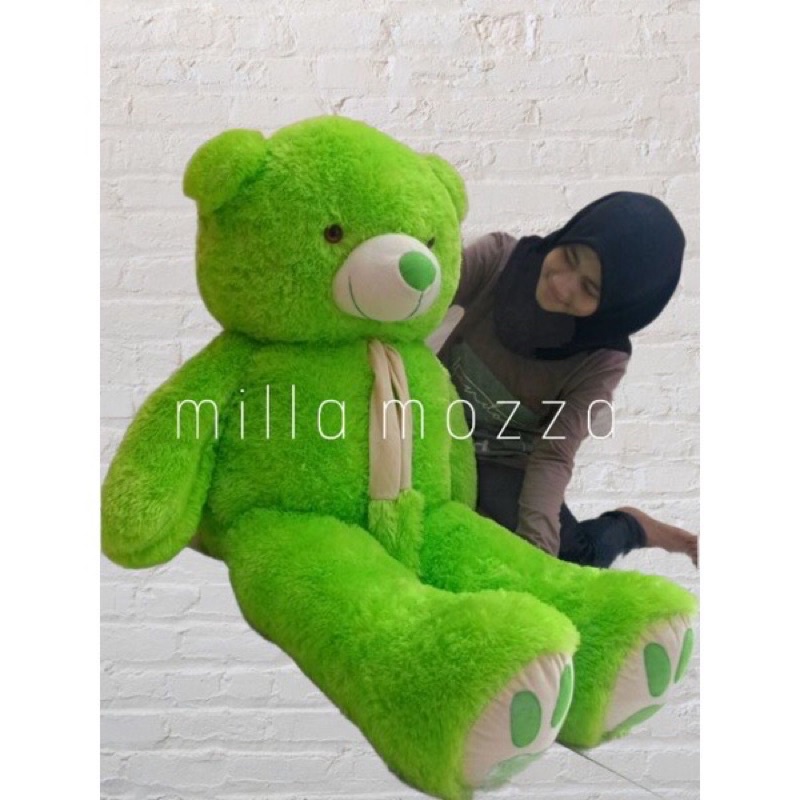 BONEKA BERUANG TEDDY BEAR 1.1METER TELAPAK PREMIUM TELAPAK SYAL SNI ( Standar Nasional Indonesia )