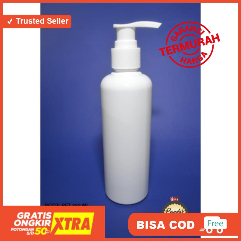 Botol kosong antiseptik botol kosong pump 250 ml TERLENGKAP