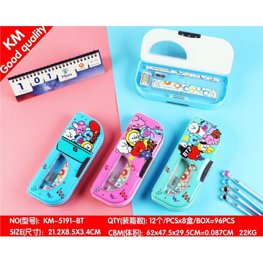 

PENSIL BT21 PENCIL FULL SET PENGGARIS PENGHAPUS SERUTAN