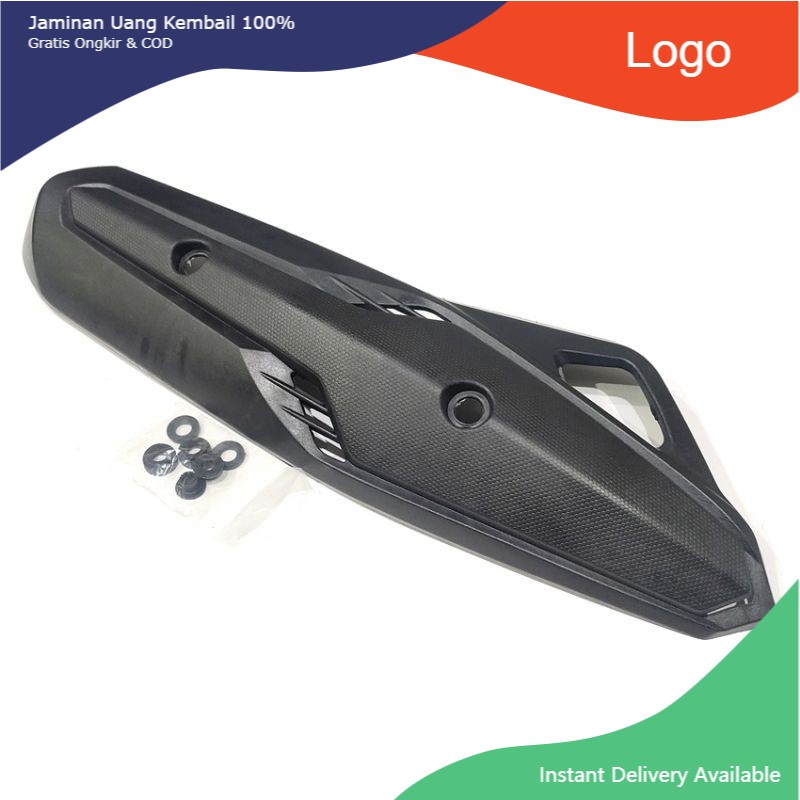 cover kover tutup knalpot ccp vario 125 cbs / vario techno