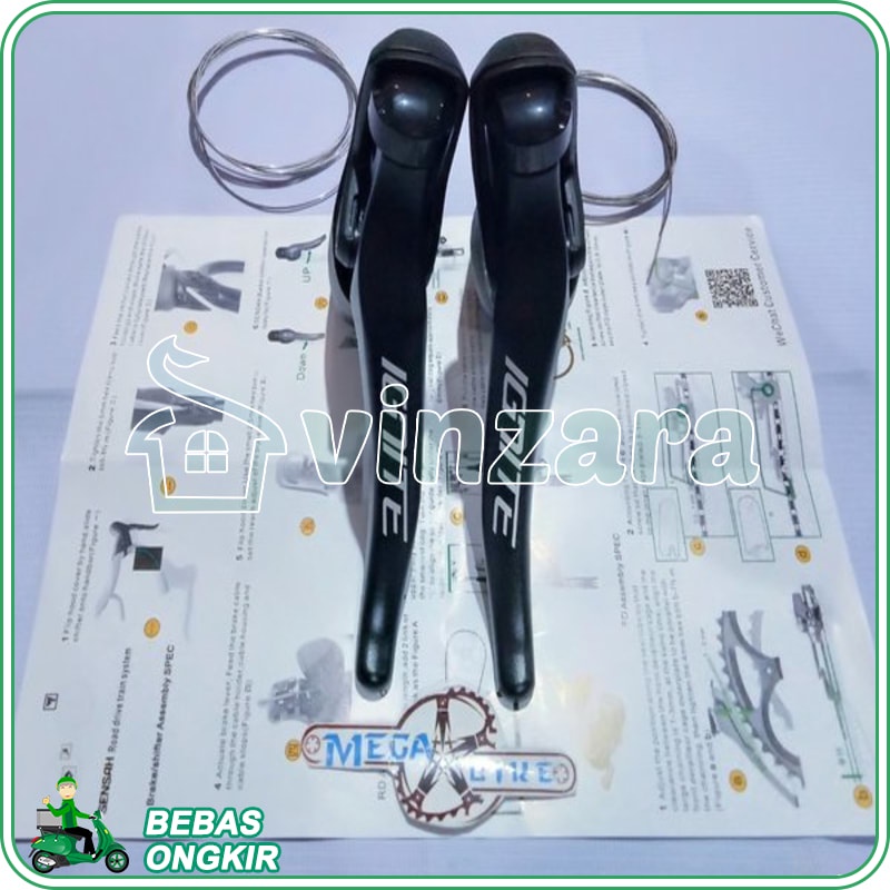 Brifter SENSAH IGNITE 18 SPEED Shifter 2 9 18speed 9SPEED KIRI KANAN SEPEDA BALAP LIPAT ROADBIKE