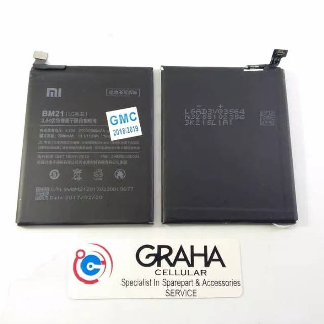 BATERAI / BATTERY / BATRE XIAOMI MI NOTE / BAMBOO / BM-21 ORI