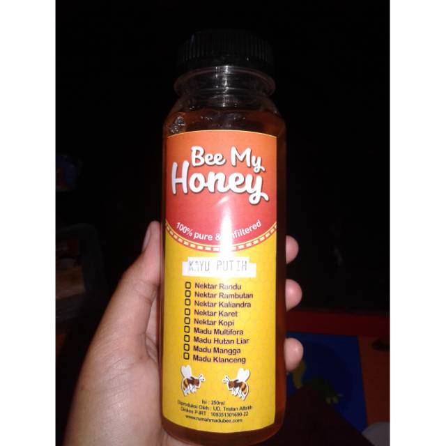 

madu asli nektar kayu putih 250 ML
