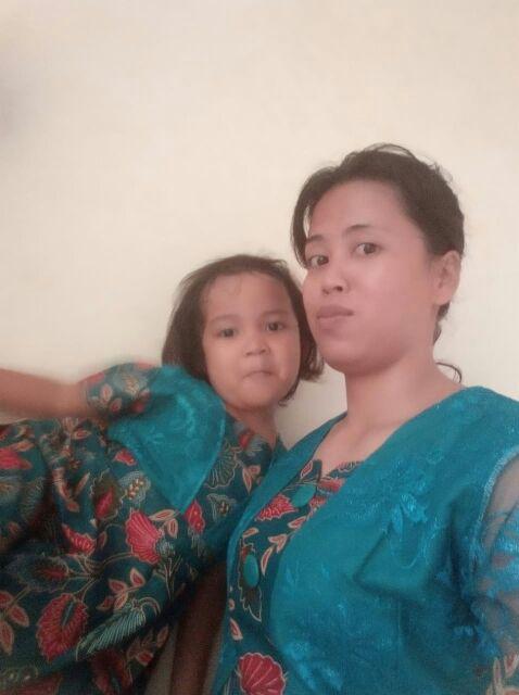 Dress Anak 262 Batik Gaun Terusan Baju Perempuan Seragam Keluarga