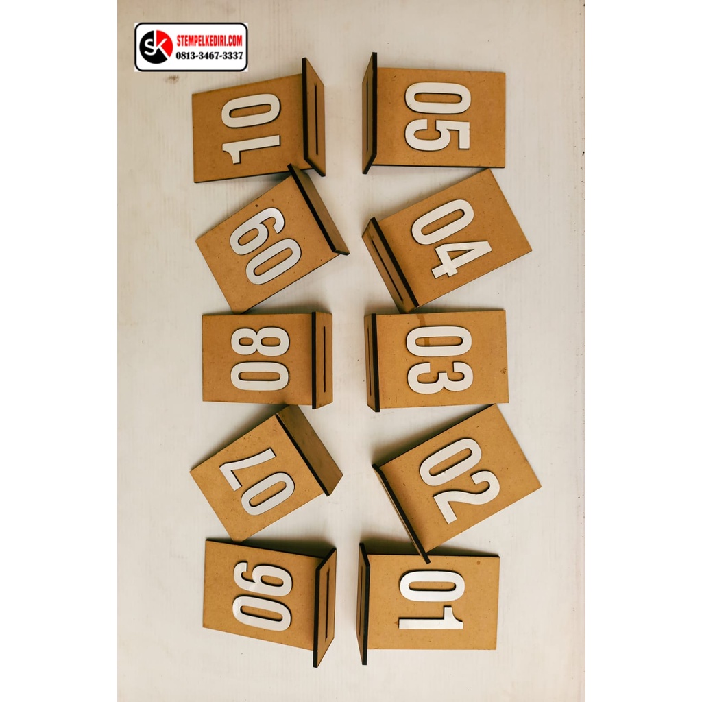nomor meja caffe/nomor meja wedding/nomor meja murah/nomor meja mdf/nomor meja gravir