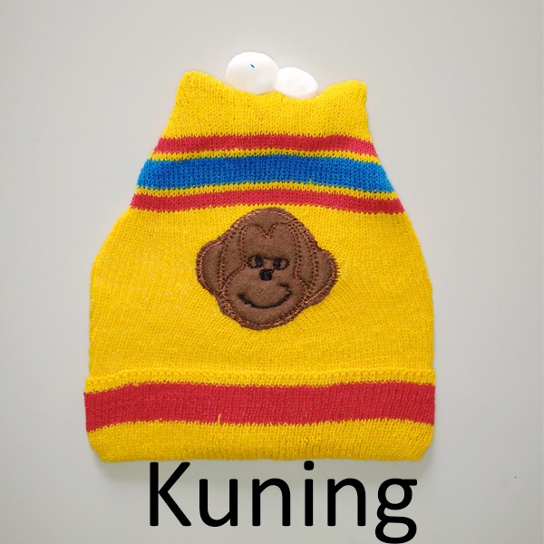 Topi kupluk bayi (rajutan) murah