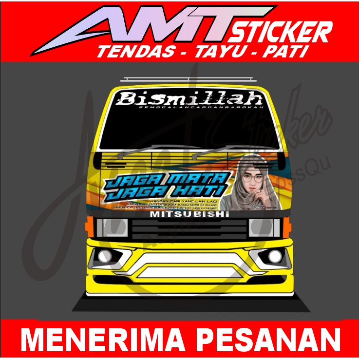 Stiker Decal Full Body Dada Depan Truk Ragasa Stiker Kaca Depan Cutting Stiker Truk Ragasa Jaga Mata