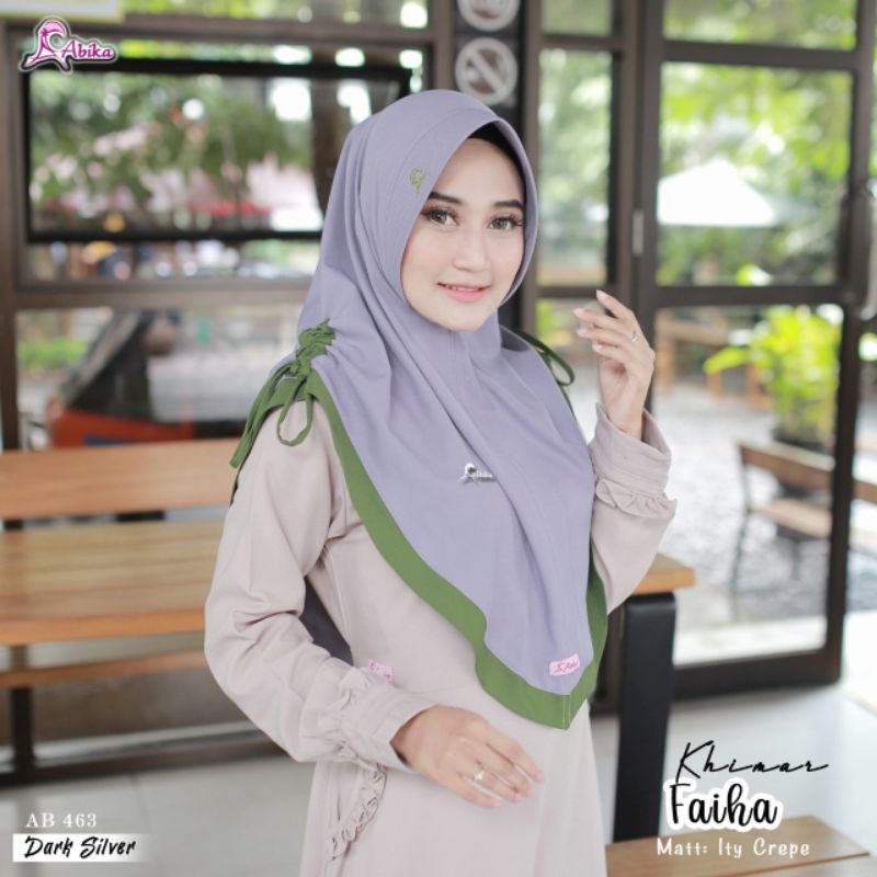 khimar faiha by abika ready stock