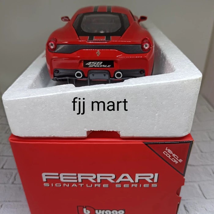 die cast Ferrari signature series burago Ferarri 458 speciale 1:18