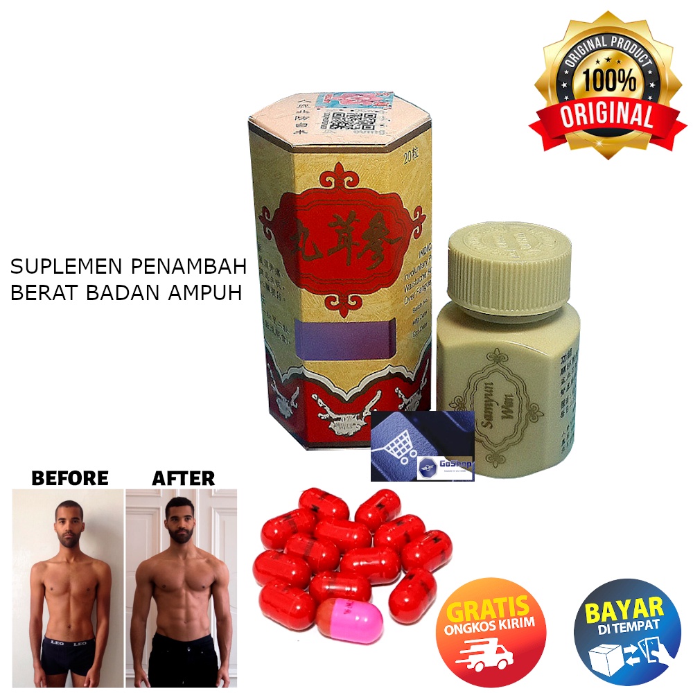 Sam Yun Wan Suplemen Penggemuk Badan - 20 Capsul | SamYunWan Wisdom | Penggemuk Badan | Samyunwan As