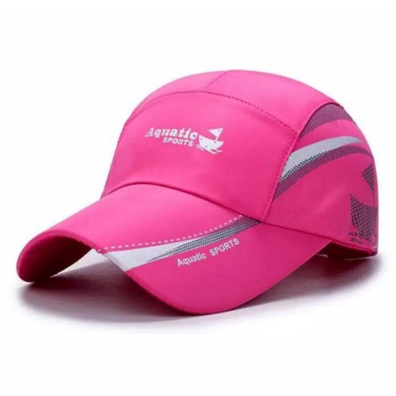 Topi Basseball Aquatic Sport - Topi olahraga - Topi Quick Dry - Topi Bersepeda Pria dan Wanita Model terbaru Murah