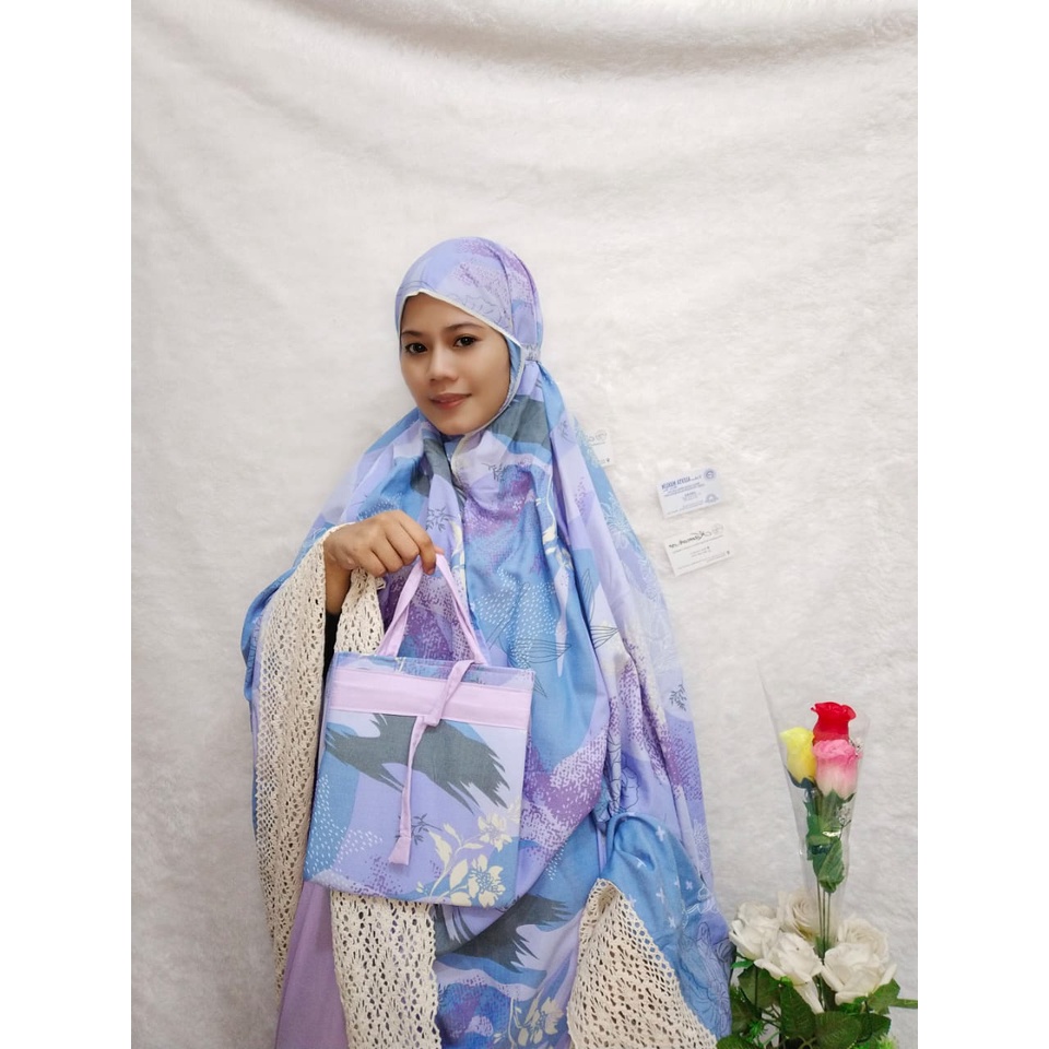 MUKENA RENDA RAYON ALESYA SUPER ADEM