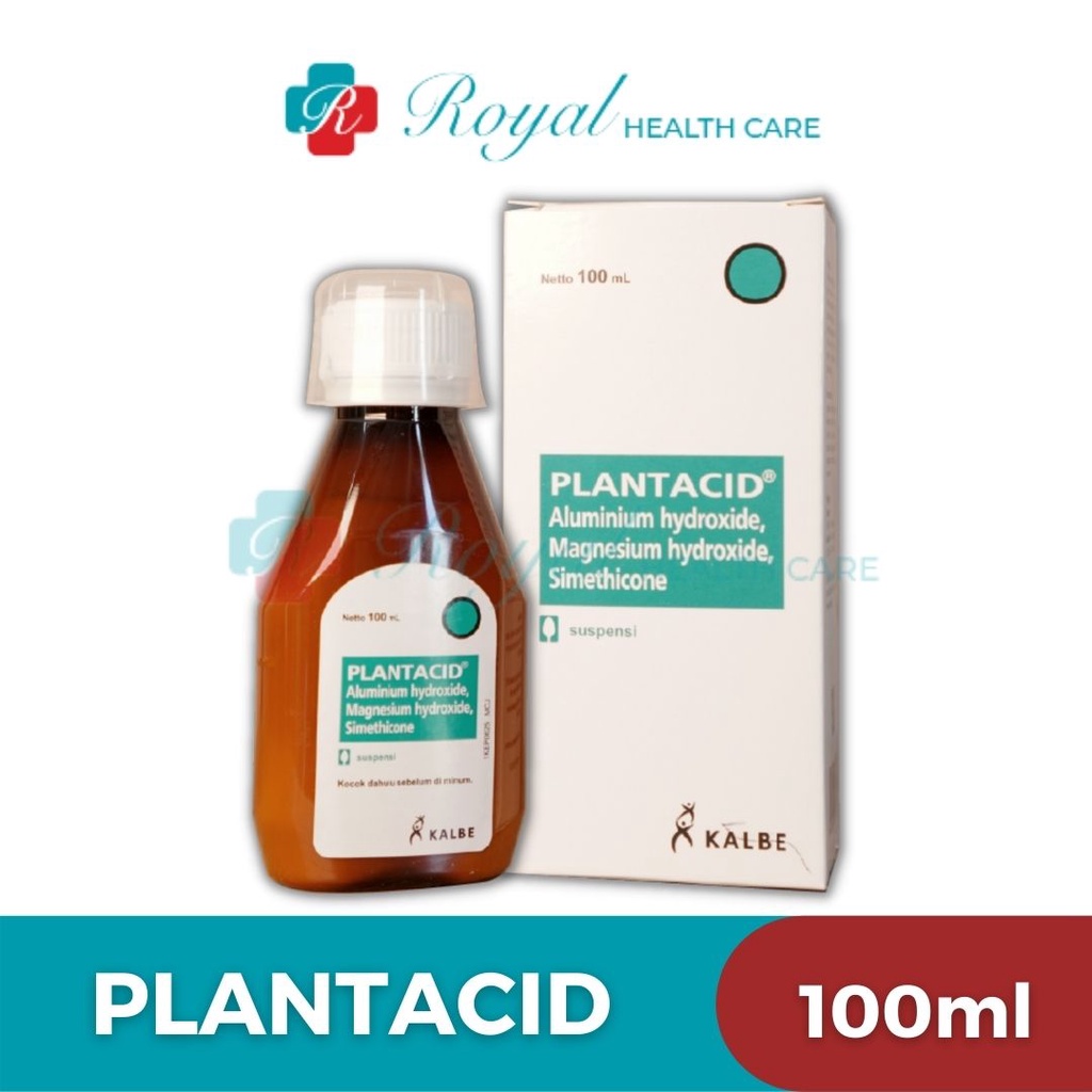 Plantacid 100ml Mengurangi asam lambung, tukak lambung, tukak duodenum