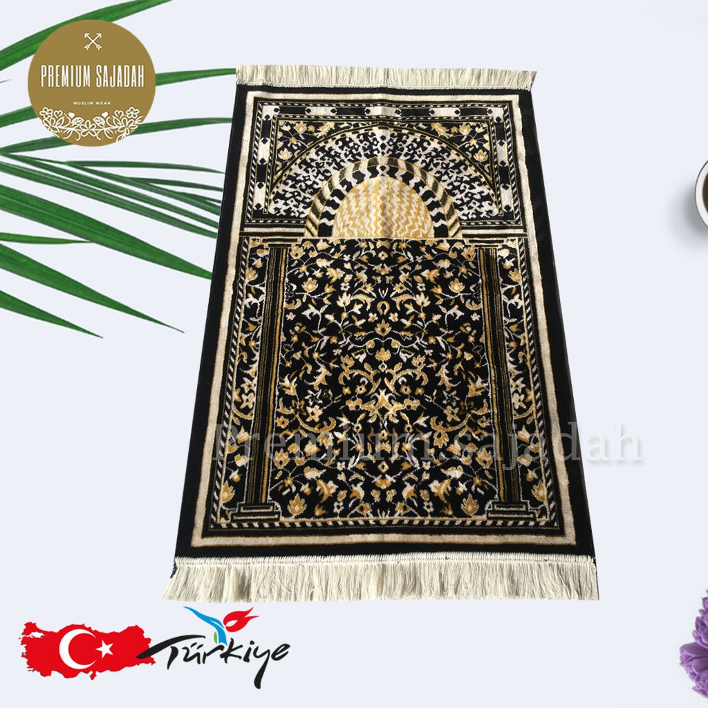 Sajadah tebal bulu turki masjidil haram kabah original turkiye by Premium.Sajadah
